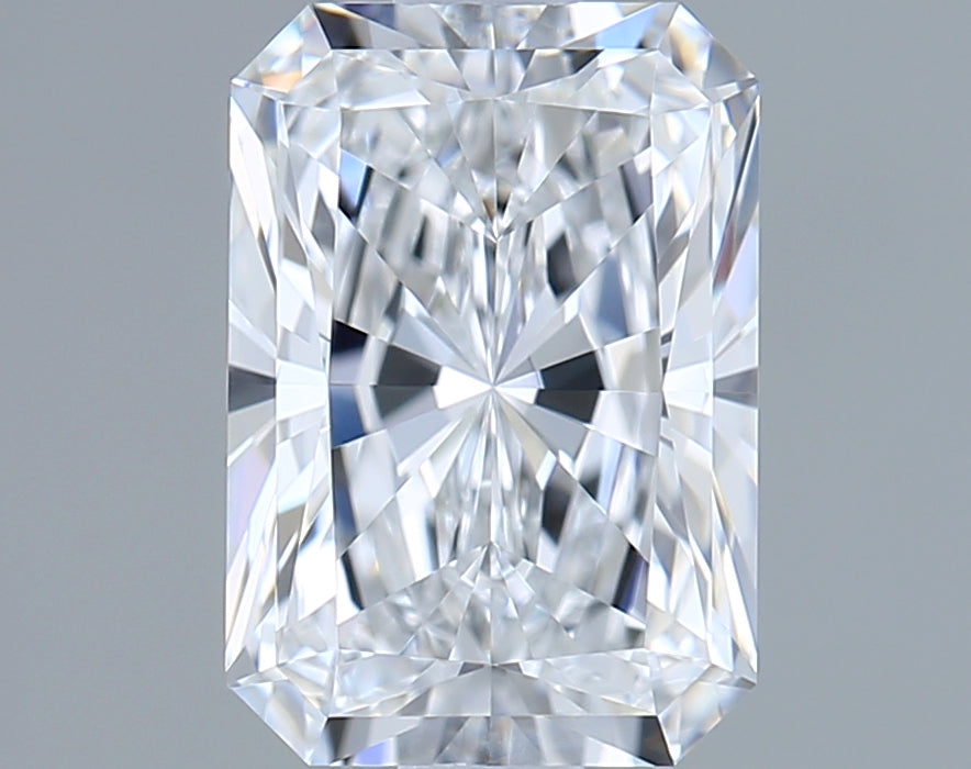 1.51 Carat Radiant Shaped, Ideal Cut, D Color, VVS1 Clarity, IGI Certified Lab Grown Diamond