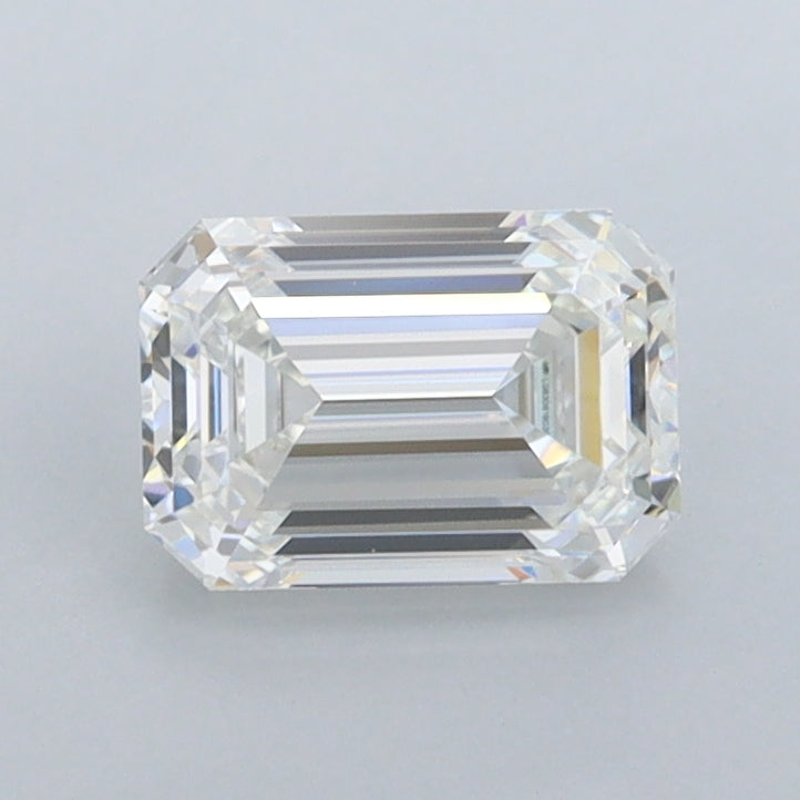 1.03 Carat Emerald Shaped, Ideal Cut, F Color, FL Clarity, IGI Certified Lab Grown Diamond