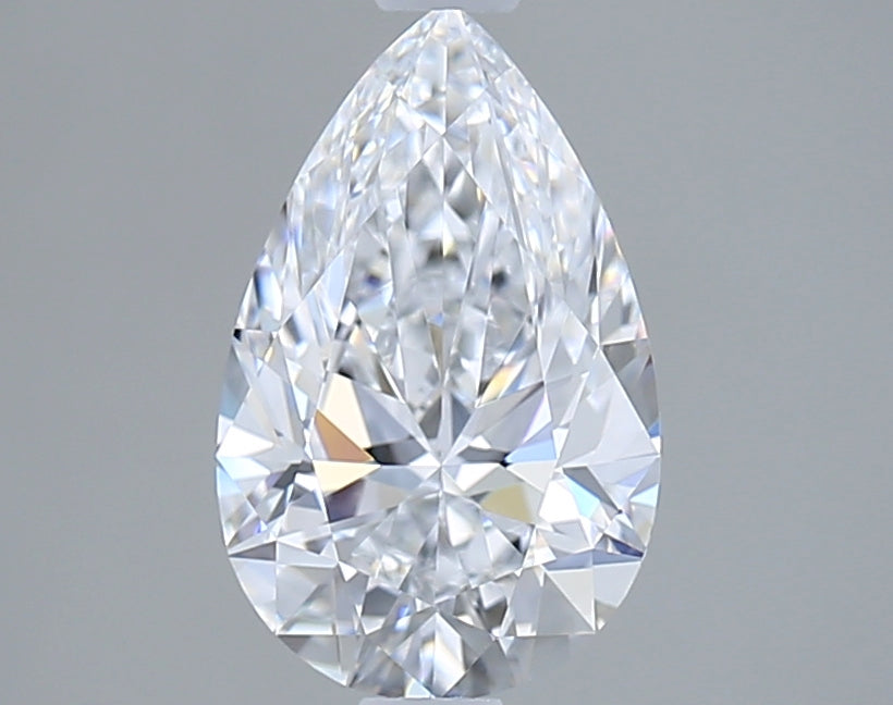 1.54 Carat Pear Shaped, Ideal Cut, D Color, VVS1 Clarity, IGI Certified Lab Grown Diamond
