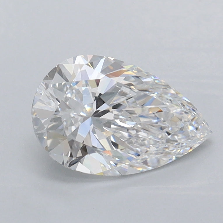 1.05 Carat Pear Shaped, Ideal Cut, D Color, VVS1 Clarity, IGI Certified Lab Grown Diamond