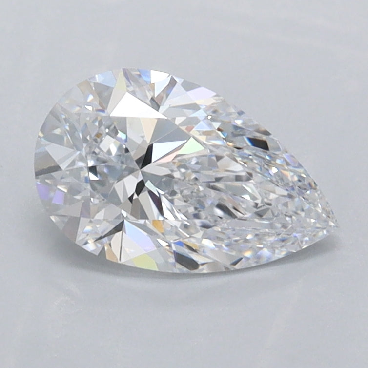 1.01 Carat Pear Shaped, Excellent Cut, D Color, VVS1 Clarity, IGI Certified Lab Grown Diamond