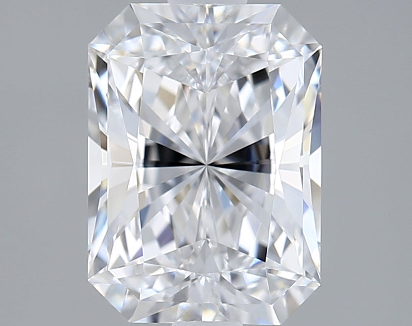 1.92 Carat Radiant Shaped, Ideal Cut, D Color, FL Clarity, IGI Certified Lab Grown Diamond