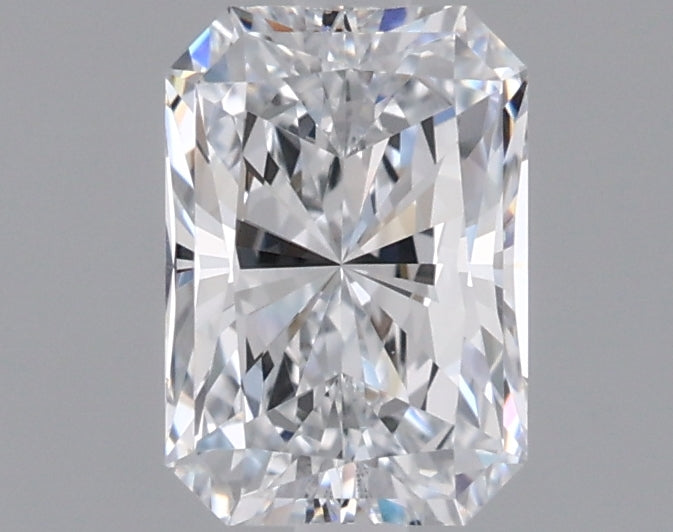 1.03 Carat Radiant Shaped, Excellent Cut, D Color, VVS2 Clarity, IGI Certified Lab Grown Diamond
