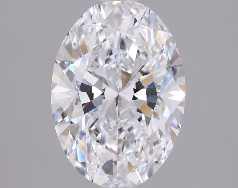 1.60 Carat Oval Shaped, Ideal Cut, E Color, IF Clarity, IGI Certified Lab Grown Diamond