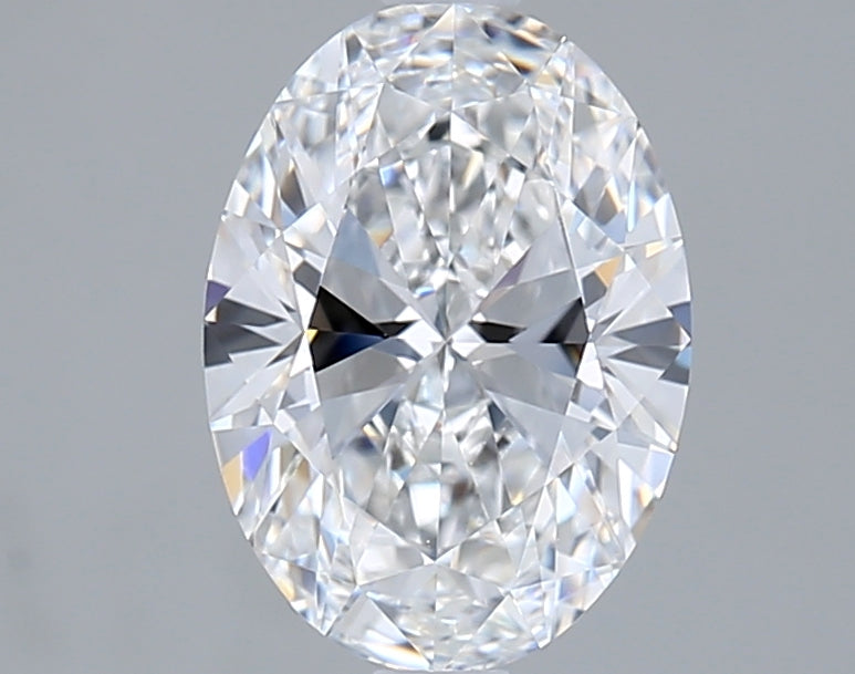 2.06 Carat Oval Shaped, Ideal Cut, D Color, VVS2 Clarity, IGI Certified Lab Grown Diamond