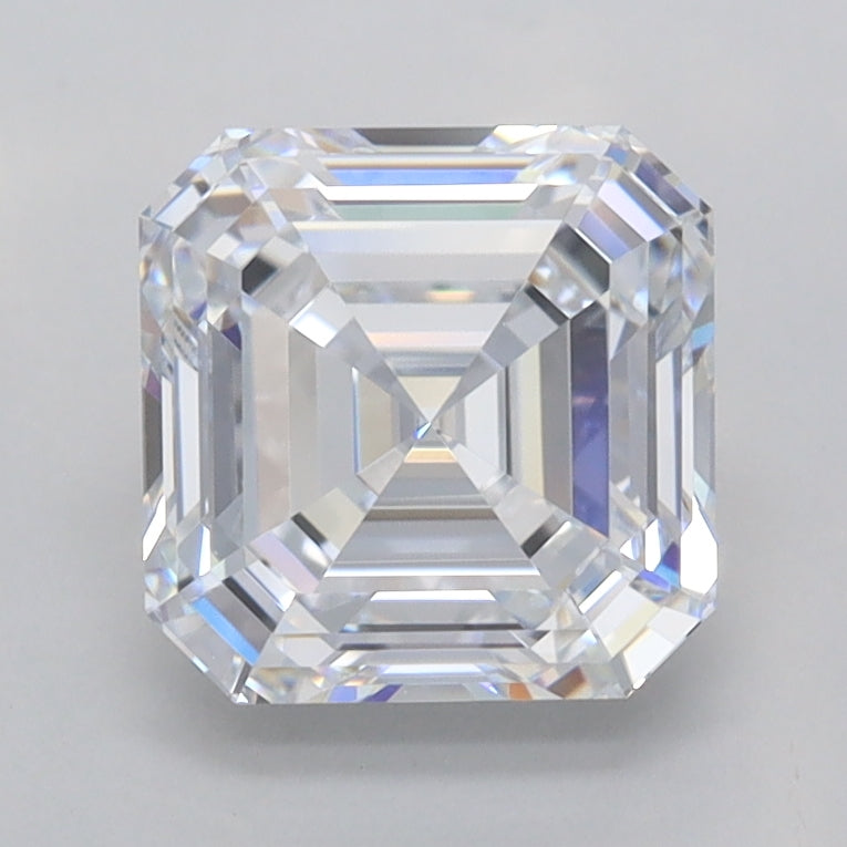 2.01 Carat Asscher Shaped, Ideal Cut, F Color, VVS2 Clarity, IGI Certified Lab Grown Diamond