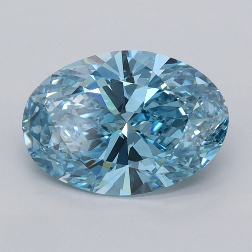 1.52 Carat Oval Shaped, Ideal Cut, VVS1 Clarity, IGI Certified Lab Grown Diamond