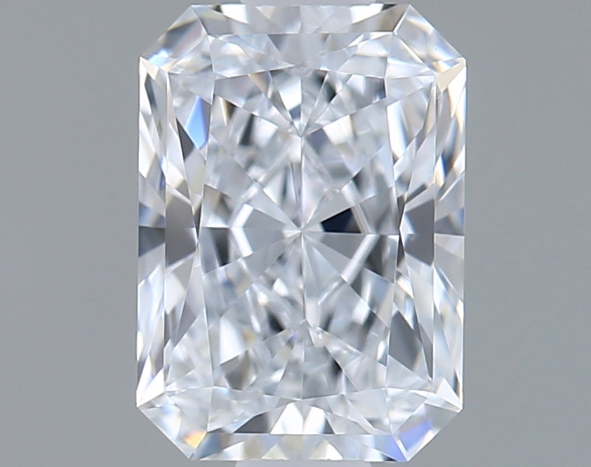 1.04 Carat Radiant Shaped, Ideal Cut, F Color, FL Clarity, IGI Certified Lab Grown Diamond