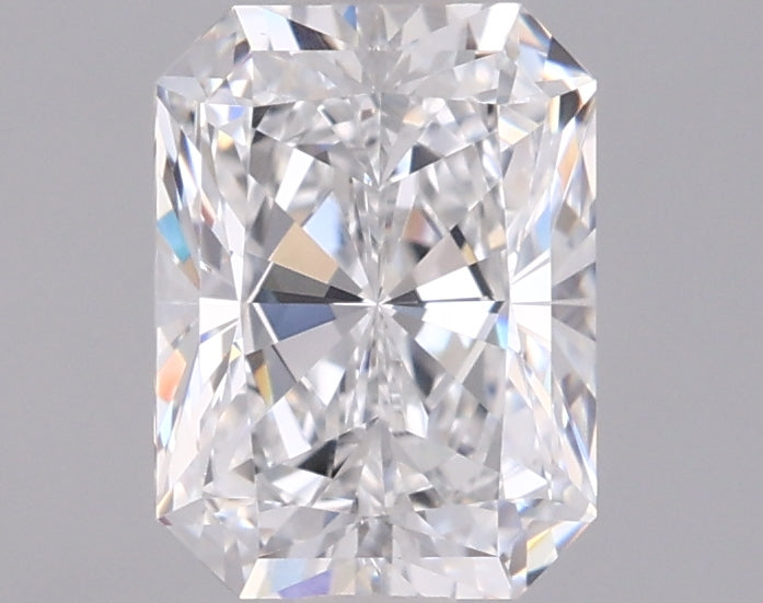 1.55 Carat Radiant Shaped, Excellent Cut, D Color, VVS2 Clarity, IGI Certified Lab Grown Diamond