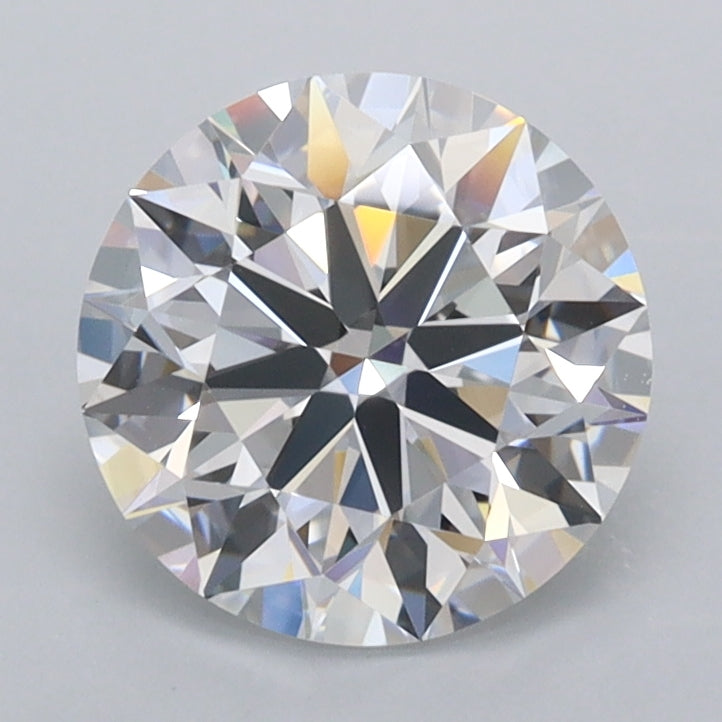 1.81 Carat Round Shaped, Ideal Cut, D Color, VVS2 Clarity, IGI Certified Lab Grown Diamond