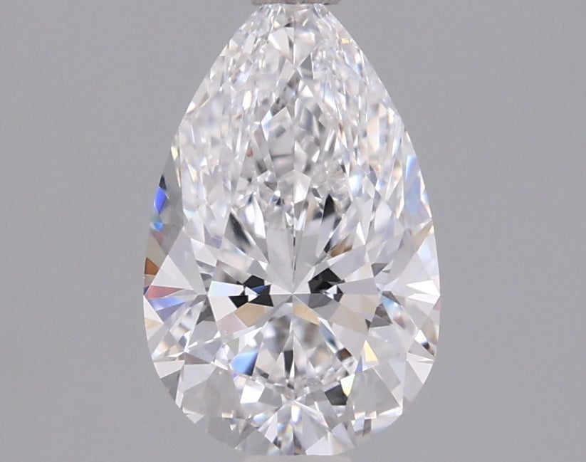 1.01 Carat Pear Shaped, Excellent Cut, D Color, VVS2 Clarity, IGI Certified Lab Grown Diamond