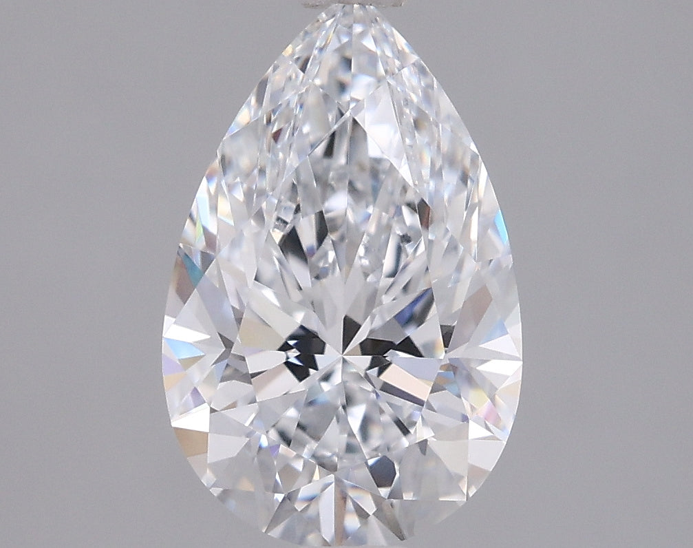 1.64 Carat Pear Shaped, Ideal Cut, E Color, VVS1 Clarity, IGI Certified Lab Grown Diamond