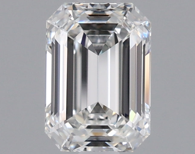 1.02 Carat Emerald Shaped, Ideal Cut, E Color, VVS1 Clarity, IGI Certified Lab Grown Diamond