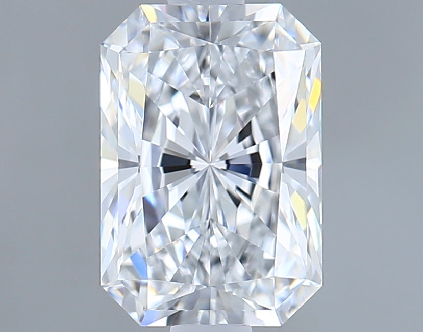1.54 Carat Radiant Shaped, Excellent Cut, D Color, VVS1 Clarity, IGI Certified Lab Grown Diamond