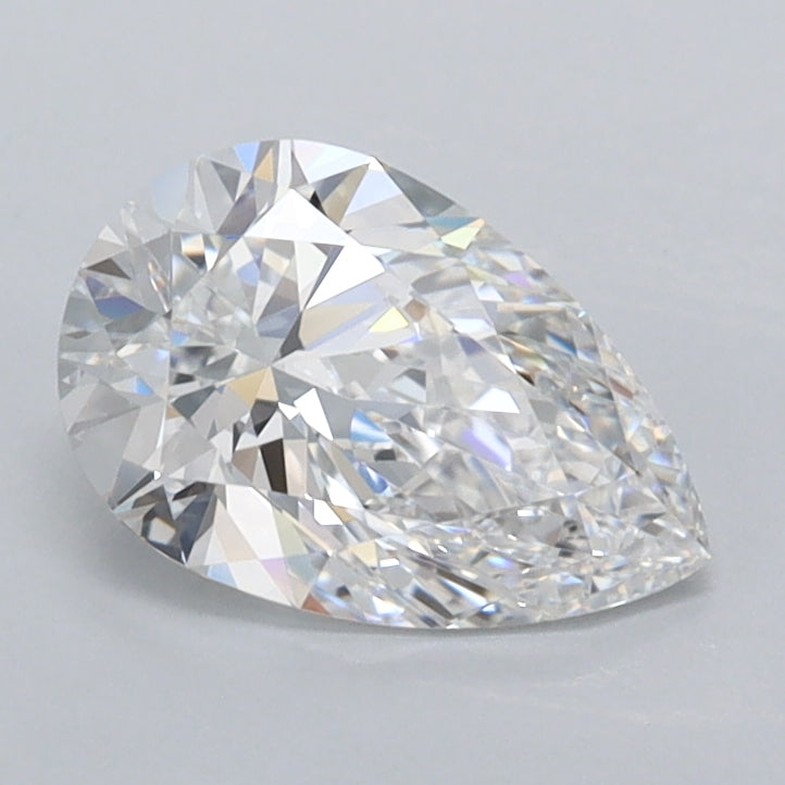 1.01 Carat Pear Shaped, Ideal Cut, D Color, VVS1 Clarity, IGI Certified Lab Grown Diamond