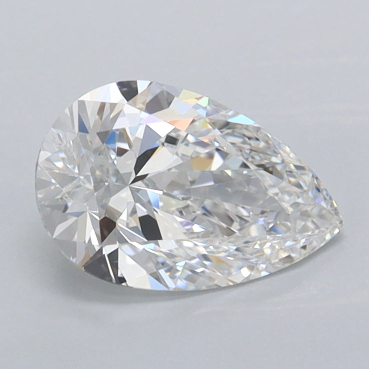 1.02 Carat Pear Shaped, Ideal Cut, E Color, VVS1 Clarity, IGI Certified Lab Grown Diamond