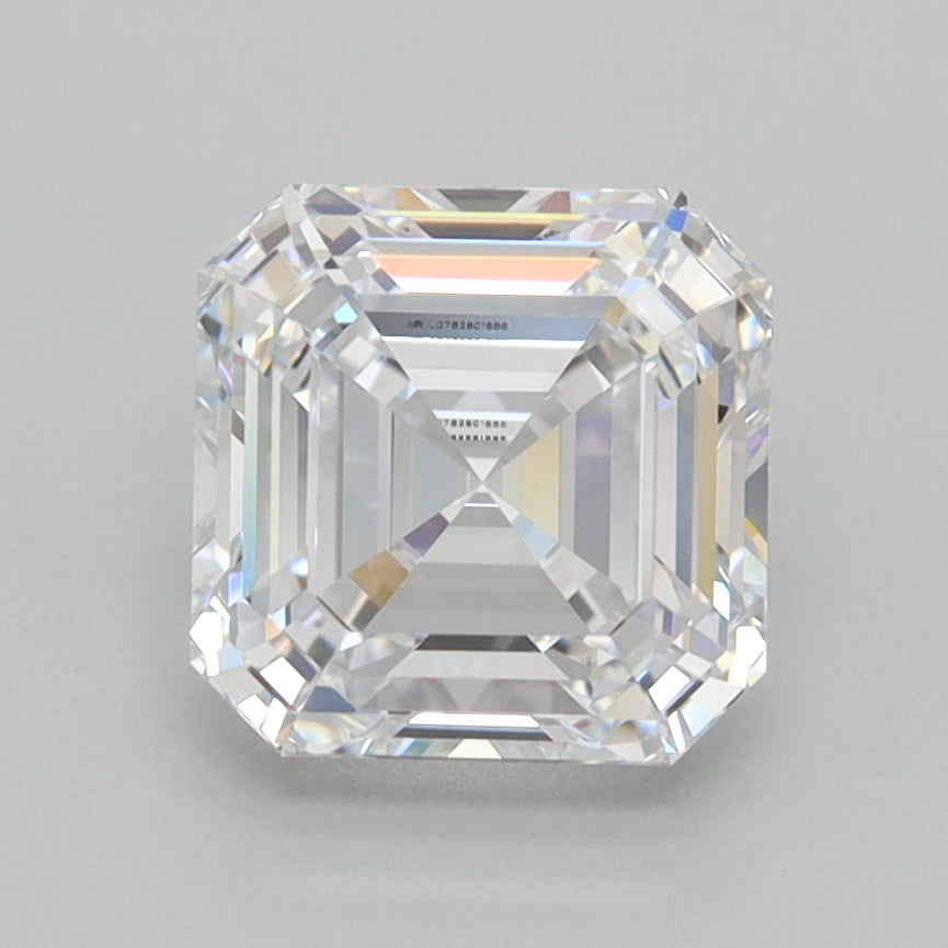 2.03 Carat Asscher Shaped, Ideal Cut, D Color, VVS1 Clarity, IGI Certified Lab Grown Diamond