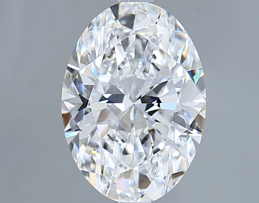2.56 Carat Oval Shaped, Ideal Cut, E Color, VVS1 Clarity, IGI Certified Lab Grown Diamond