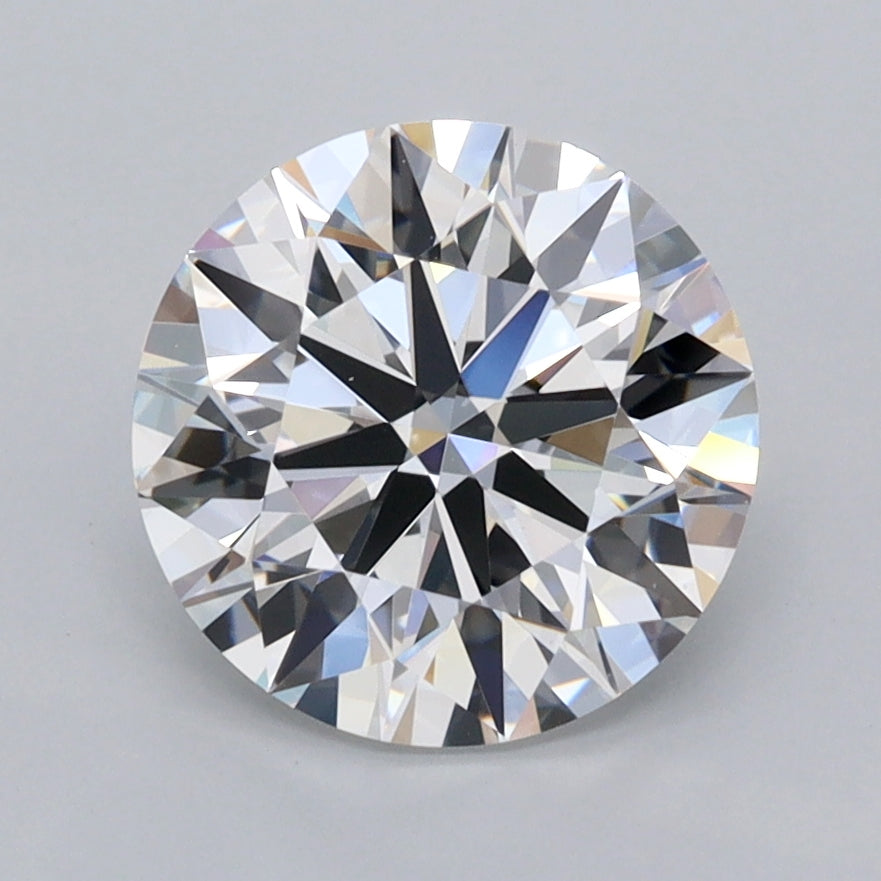 2.51 Carat Round Shaped, Excellent Cut, D Color, VVS1 Clarity, IGI Certified Lab Grown Diamond