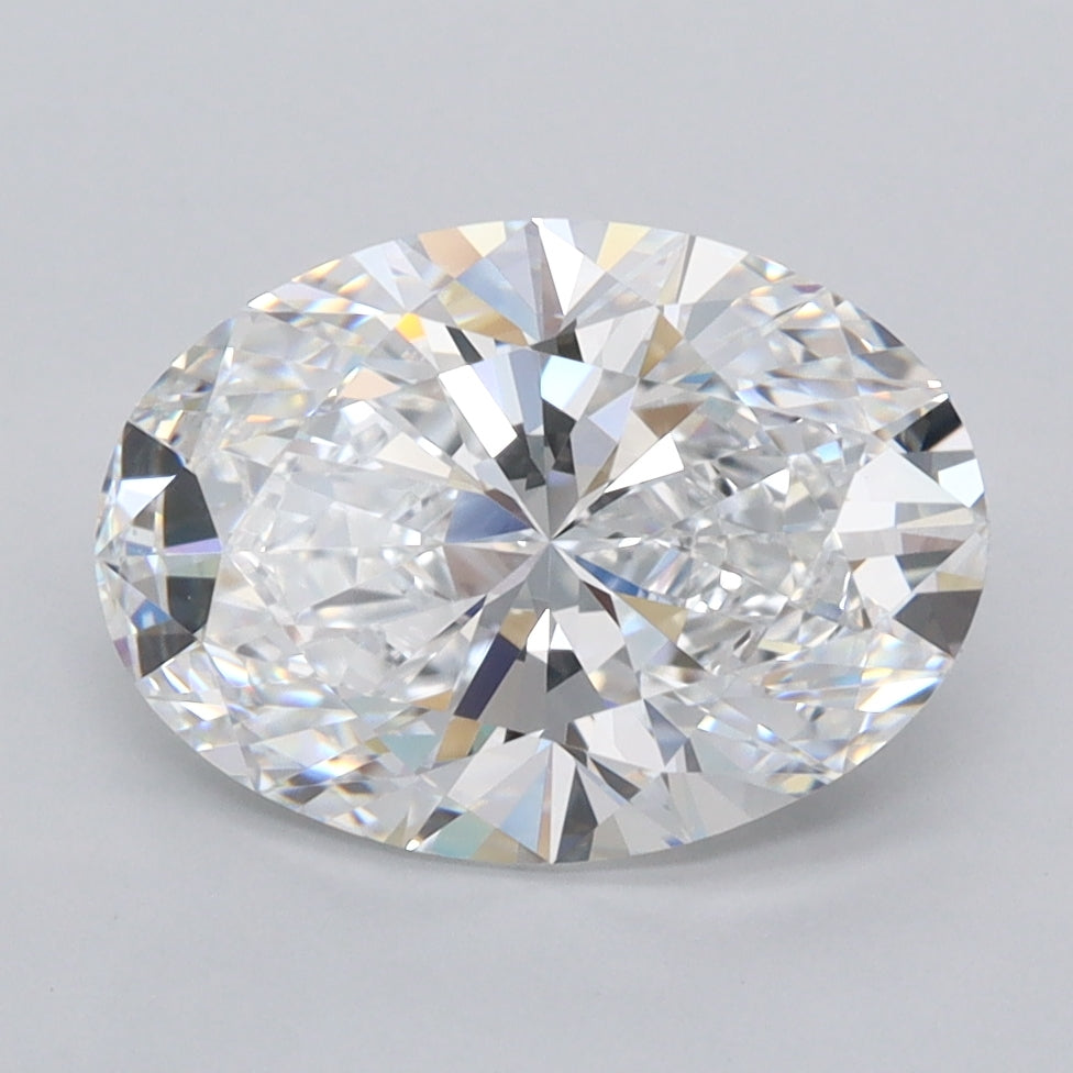 2.87 Carat Oval Shaped, Ideal Cut, D Color, VVS1 Clarity, IGI Certified Lab Grown Diamond
