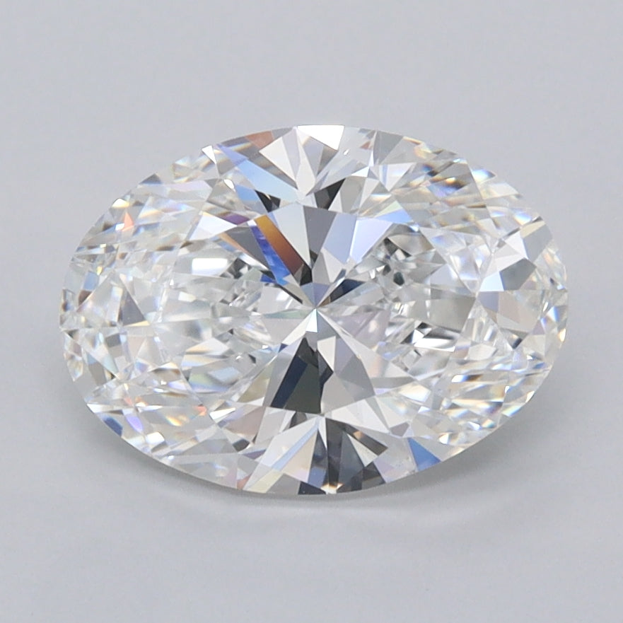 2.04 Carat Oval Shaped, Ideal Cut, D Color, VVS1 Clarity, IGI Certified Lab Grown Diamond