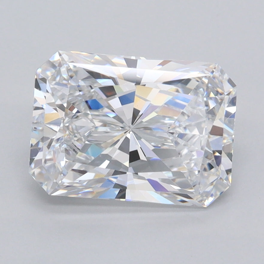 2.06 Carat Radiant Shaped, Ideal Cut, D Color, VVS1 Clarity, IGI Certified Lab Grown Diamond