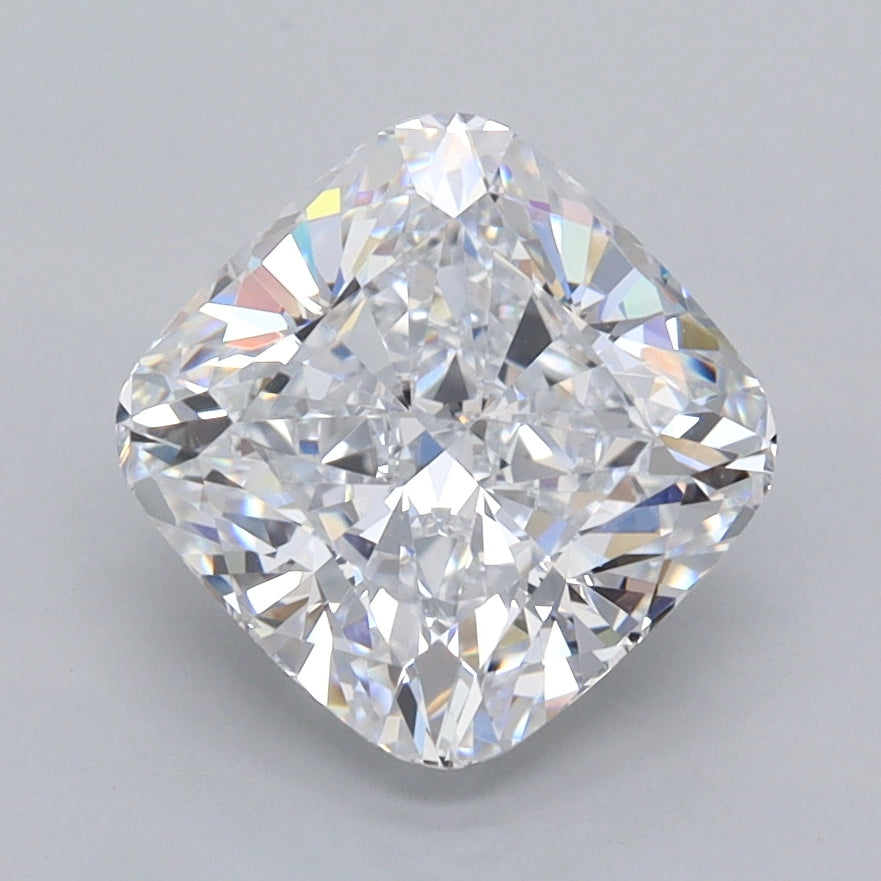 2.52 Carat Cushion Shaped, Ideal Cut, D Color, VVS1 Clarity, IGI Certified Lab Grown Diamond
