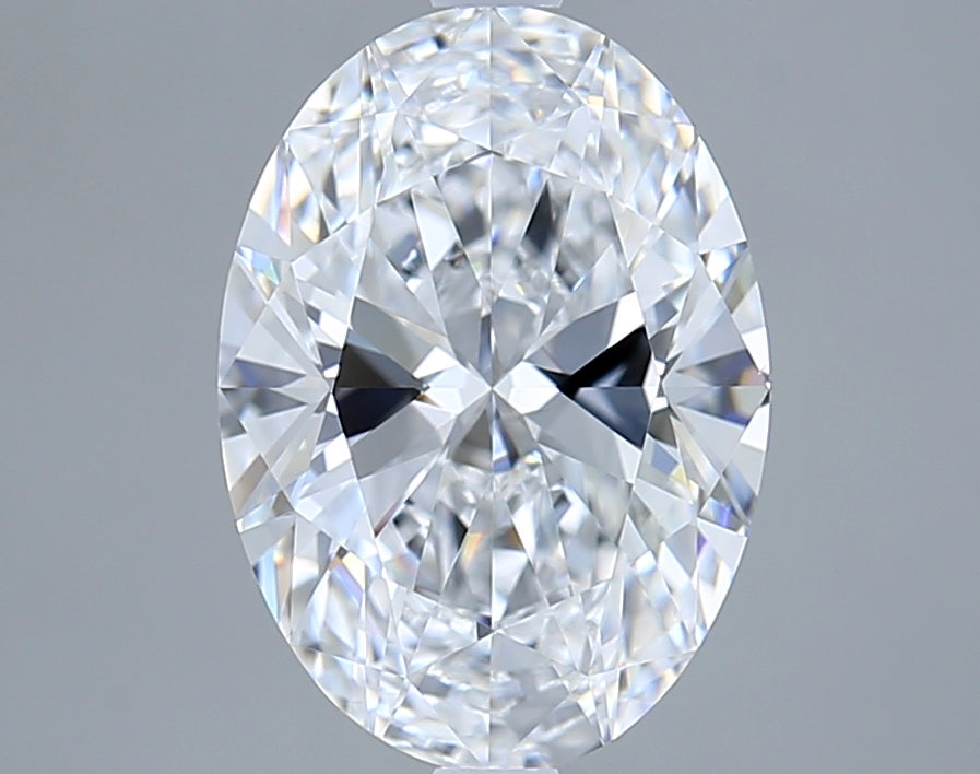 3.02 Carat Oval Shaped, Ideal Cut, D Color, VS1 Clarity, IGI Certified Lab Grown Diamond