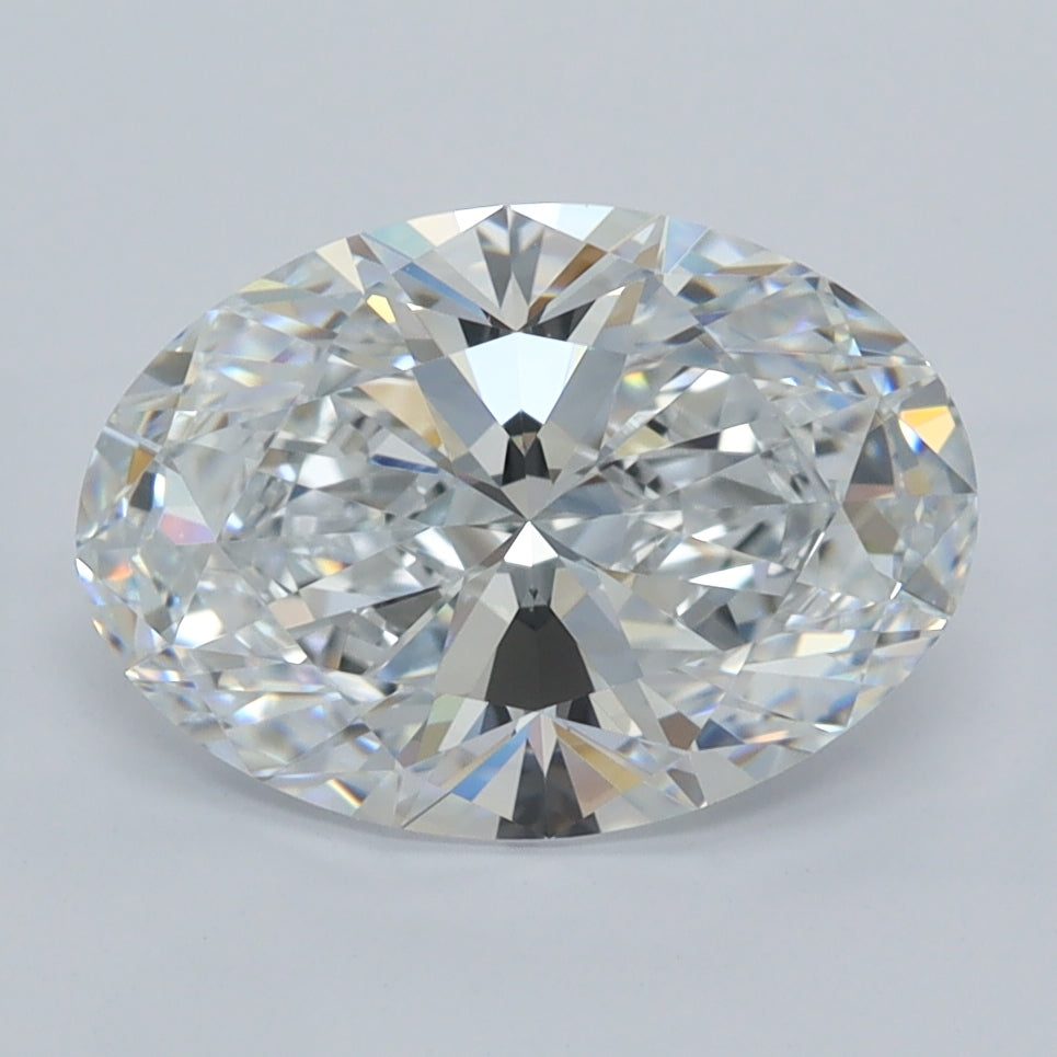 2.52 Carat Oval Shaped, Ideal Cut, D Color, VVS1 Clarity, GCAL Certified Lab Grown Diamond
