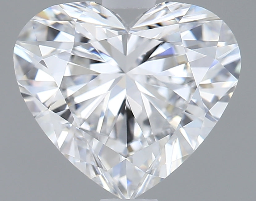 1.51 Carat Heart Shaped, Excellent Cut, D Color, VVS1 Clarity, IGI Certified Lab Grown Diamond