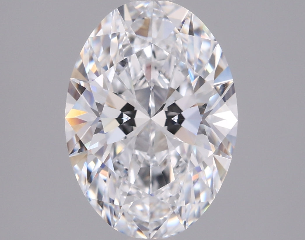 1.98 Carat Oval Shaped, Ideal Cut, D Color, VVS1 Clarity, IGI Certified Lab Grown Diamond