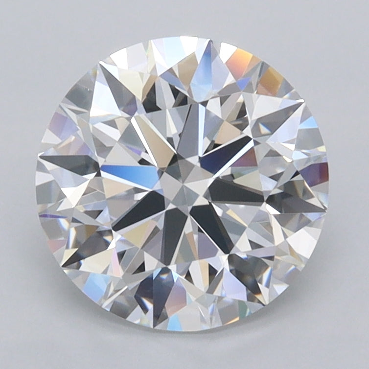 2.05 Carat Round Shaped, Excellent Cut, D Color, VVS1 Clarity, IGI Certified Lab Grown Diamond