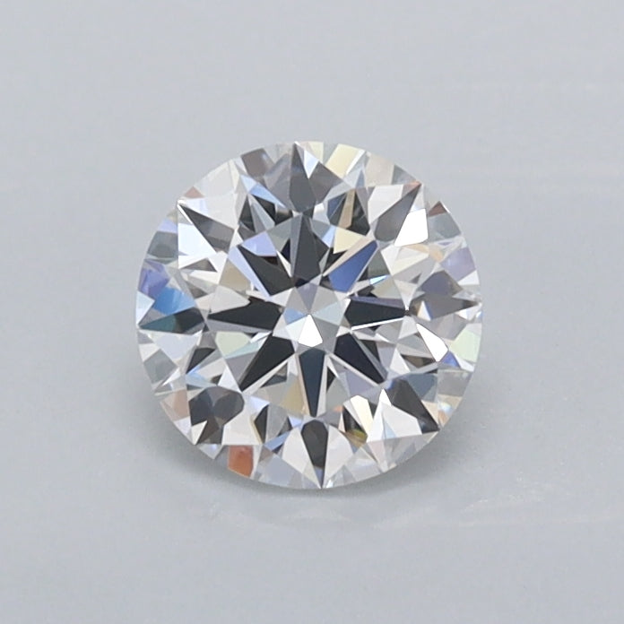 0.59 Carat Round Shaped, Excellent Cut, D Color, VVS2 Clarity, IGI Certified Lab Grown Diamond