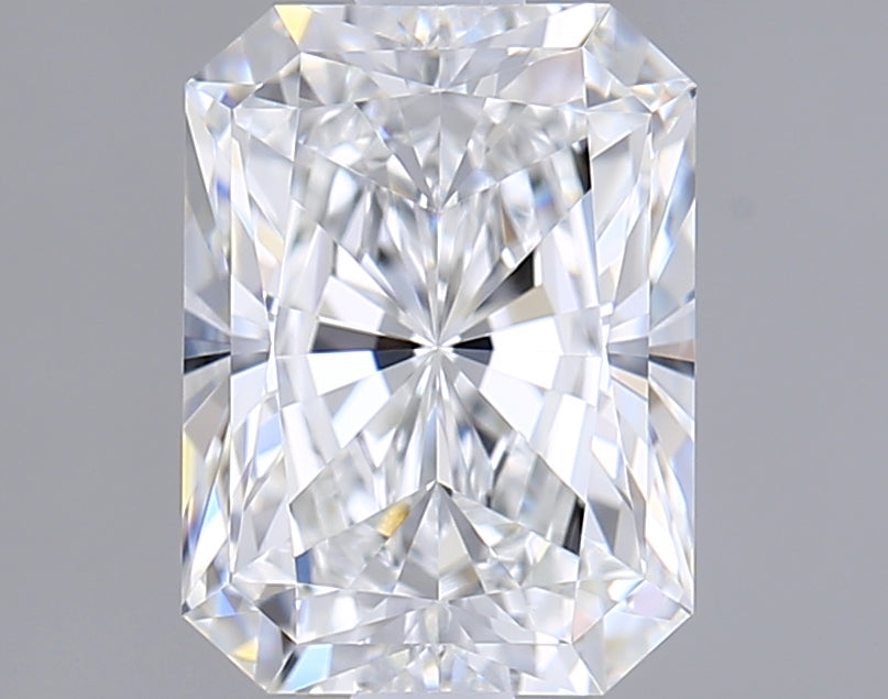 1.56 Carat Radiant Shaped, Ideal Cut, D Color, VVS1 Clarity, IGI Certified Lab Grown Diamond