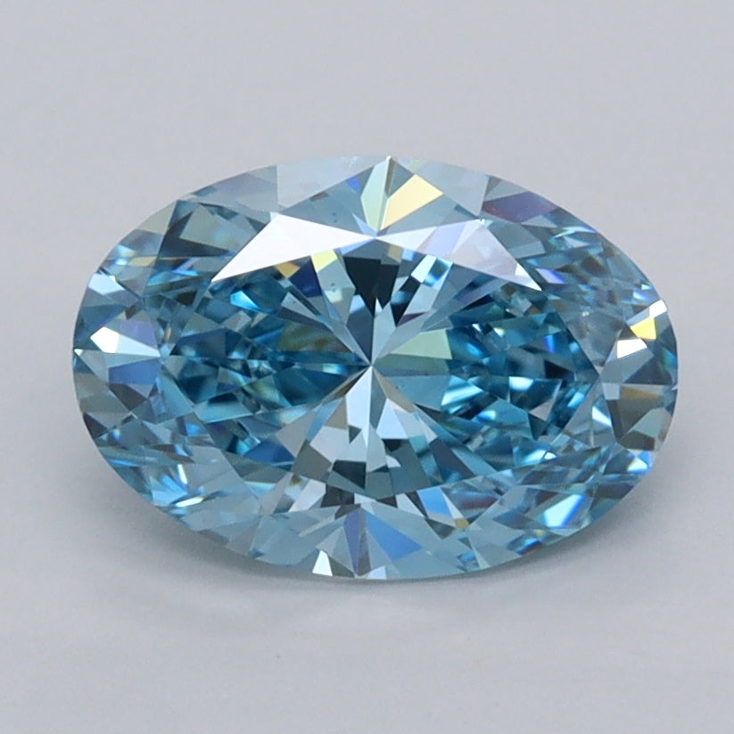 1.53 Carat Oval Shaped, Ideal Cut, VS2 Clarity, IGI Certified Lab Grown Diamond