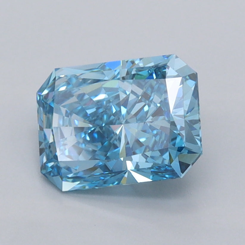1.47 Carat Radiant Shaped, Ideal Cut, VS1 Clarity, IGI Certified Lab Grown Diamond