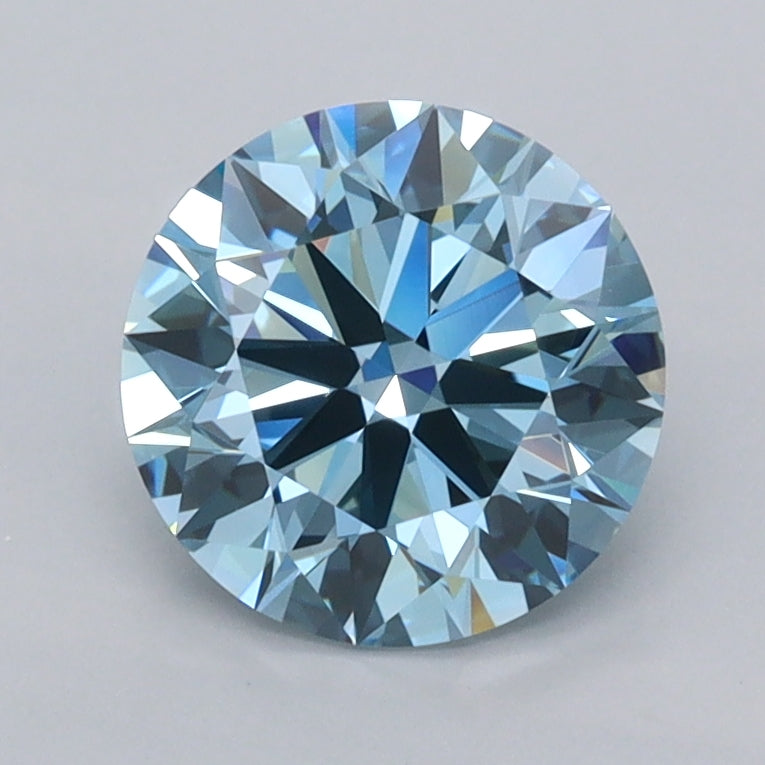1.47 Carat Round Shaped, Ideal Cut, VVS1 Clarity, IGI Certified Lab Grown Diamond
