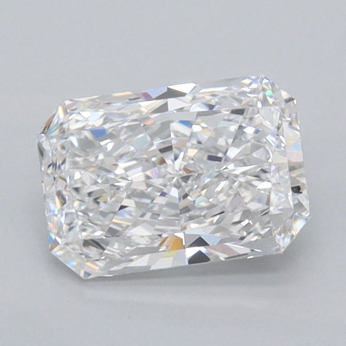 1.02 Carat Radiant Shaped, Excellent Cut, D Color, FL Clarity, IGI Certified Lab Grown Diamond