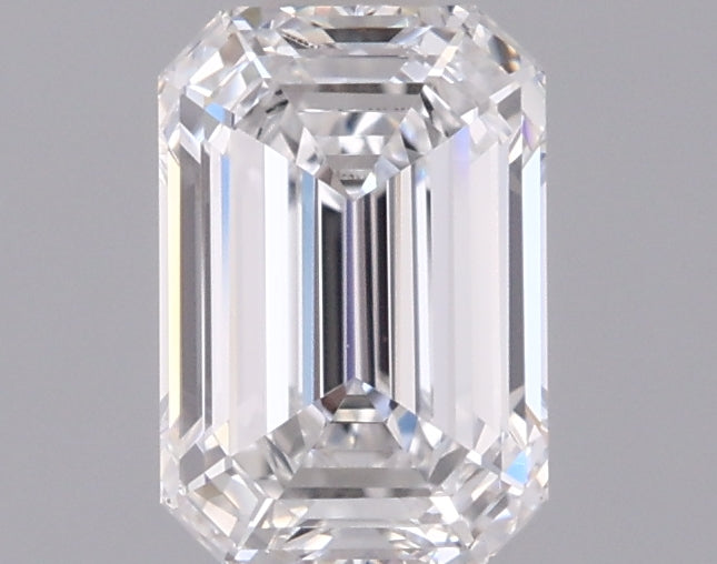 1.10 Carat Emerald Shaped, Ideal Cut, D Color, VVS1 Clarity, IGI Certified Lab Grown Diamond