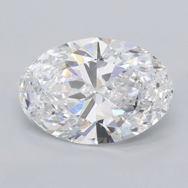 1.14 Carat Oval Shaped, Ideal Cut, D Color, FL Clarity, IGI Certified Lab Grown Diamond