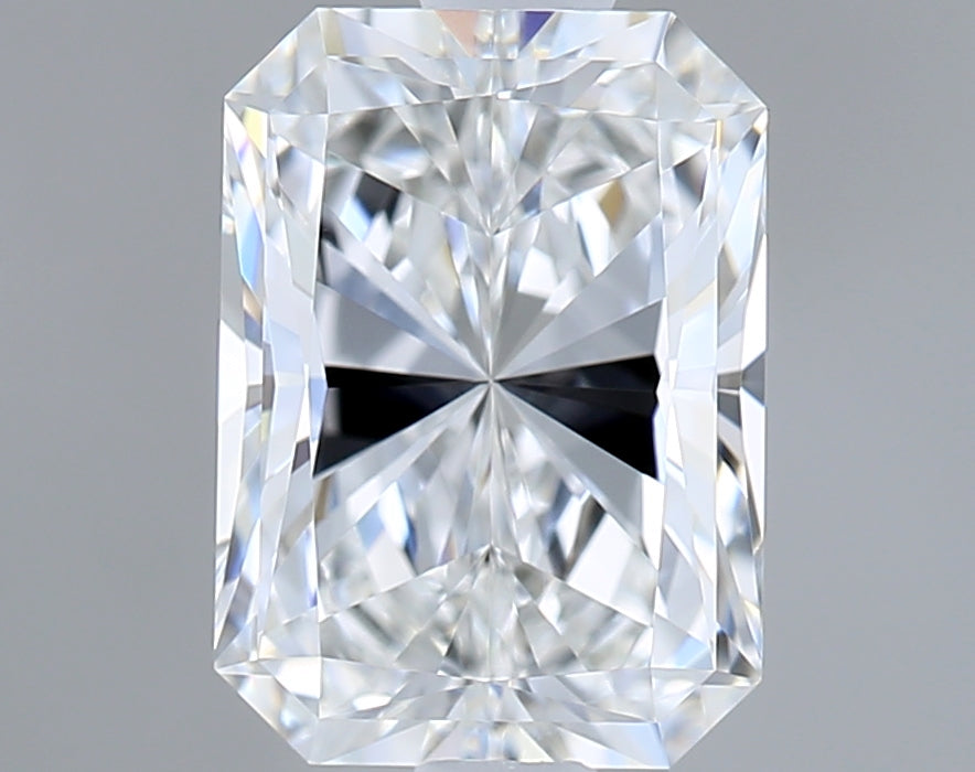 1.51 Carat Radiant Shaped, Ideal Cut, D Color, VVS1 Clarity, IGI Certified Lab Grown Diamond