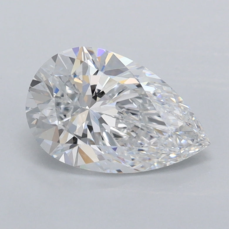 1.03 Carat Pear Shaped, Ideal Cut, D Color, VVS1 Clarity, IGI Certified Lab Grown Diamond