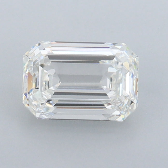 1.01 Carat Emerald Shaped, Ideal Cut, F Color, VS2 Clarity, IGI Certified Lab Grown Diamond