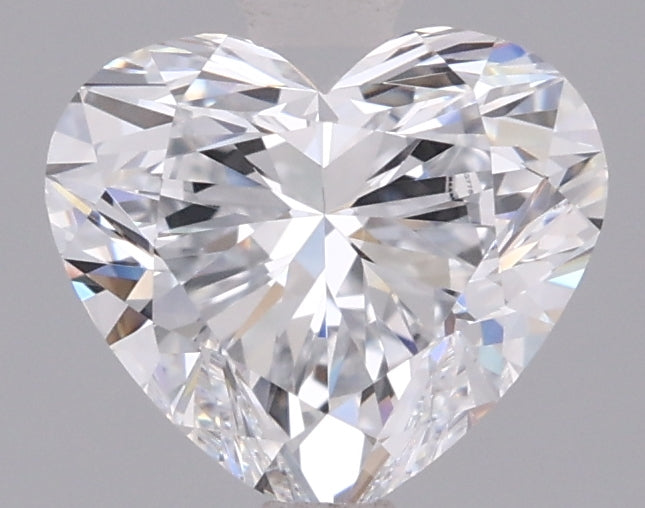 1.55 Carat Heart Shaped, Ideal Cut, D Color, VVS2 Clarity, IGI Certified Lab Grown Diamond