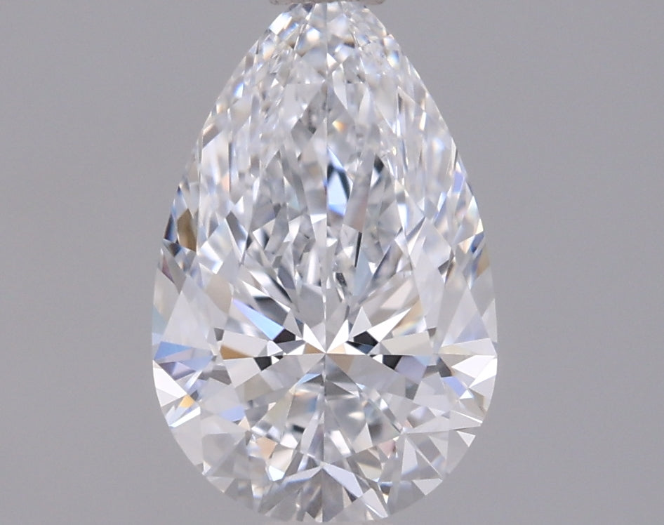 1.00 Carat Pear Shaped, Ideal Cut, D Color, VVS1 Clarity, IGI Certified Lab Grown Diamond