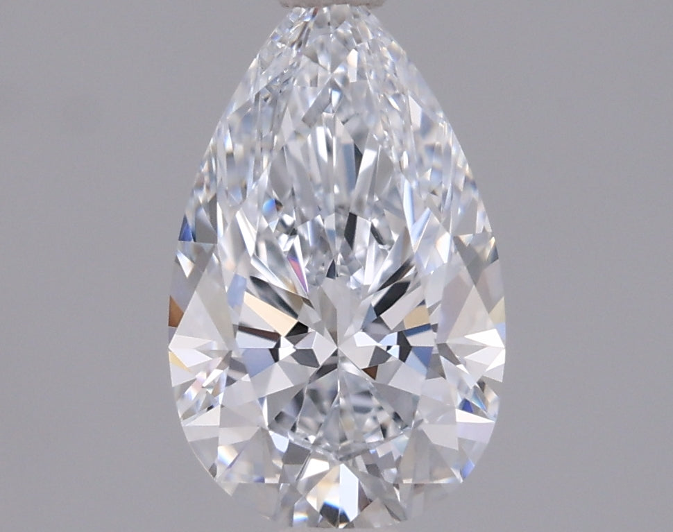 1.02 Carat Pear Shaped, Ideal Cut, D Color, VVS1 Clarity, IGI Certified Lab Grown Diamond