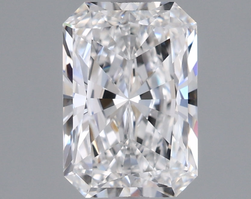 1.56 Carat Radiant Shaped, Ideal Cut, D Color, IF Clarity, IGI Certified Lab Grown Diamond