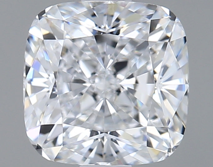 1.57 Carat Cushion Shaped, Ideal Cut, D Color, VVS1 Clarity, IGI Certified Lab Grown Diamond