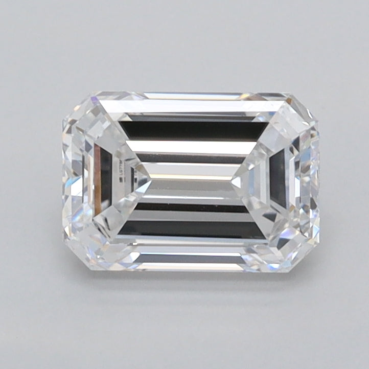 1.03 Carat Emerald Shaped, Excellent Cut, D Color, FL Clarity, IGI Certified Lab Grown Diamond