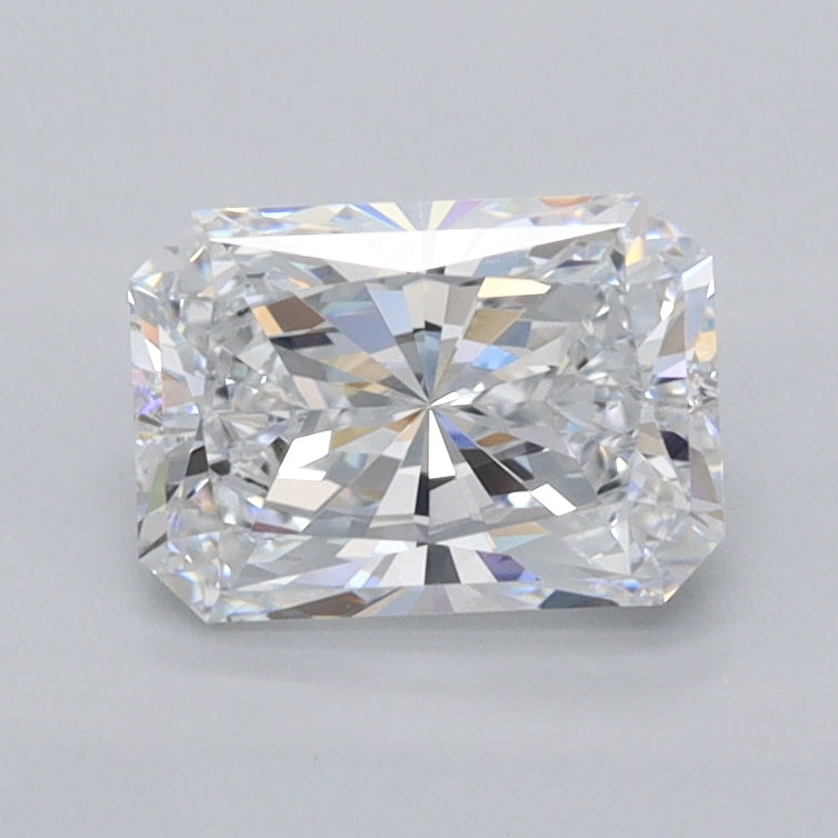 1.08 Carat Radiant Shaped, Ideal Cut, D Color, FL Clarity, IGI Certified Lab Grown Diamond
